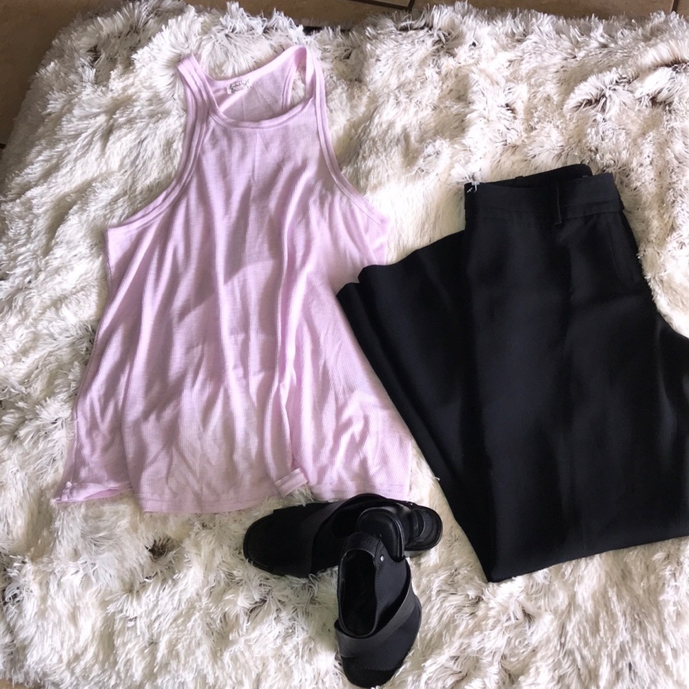 Liliac color tank by intimately by free people